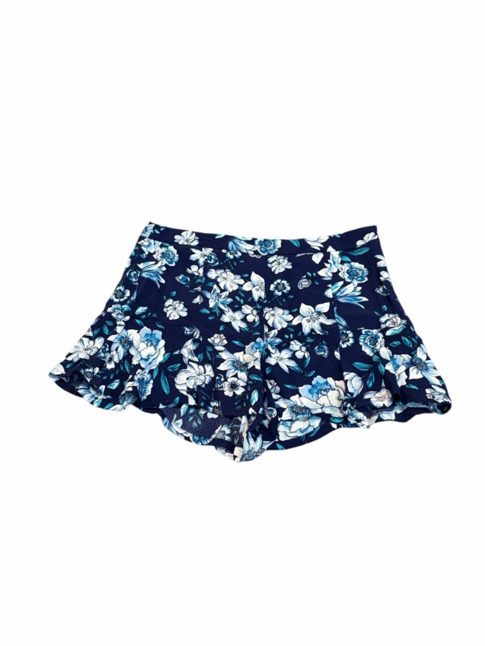 3/$15 FOREVER 21 blue floral shorts